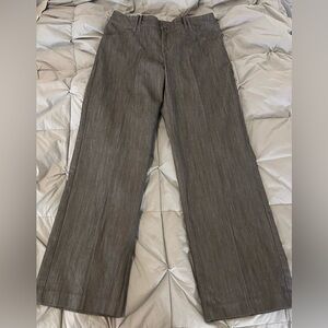 Lee Platinum Naturally Slimming Pants Women’s 8 Petite Gray Straight Leg